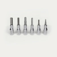 SK Professional Tools 3/8 in. drive Metric Hex Bit Socket Set 6 pc