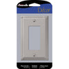 Amerelle Georgian Satin Nickel 1 gang Die-Cast Metal Decorator Wall Plate 1 pk