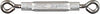 National Hardware Aluminum/Stainless Steel Turnbuckle 65 lb. cap. 5.5 in. L (Pack of 5).