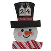 Celebrations Snowman Countdown To Christmas Christmas Decoration (Pack of 4)