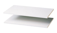 Easy Track 5/8 in. H X 24 in. W X 14 in. L Wood Closet Shelf