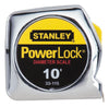 Stanley PowerLock 10 ft. L X 0.25 in. W Tape Measure 1 pk (Pack of 12)