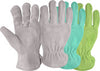 Boss Gloves 737 Ladies Assorted Split Leather Suede Gloves (Pack of 12)