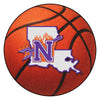 Northwestern State University Basketball Rug - 27in. Diameter