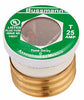 Bussmann 25 amps Time Delay Plug Fuse 2 pk