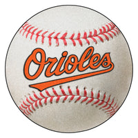 MLB - Baltimore Orioles Script Baseball Rug - 27in. Diameter