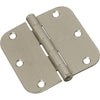 National Hardware 3-1/2 in. L Satin Nickel Door Hinge 3 pk