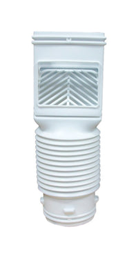 Amerimax FlexGrate White Vinyl K-Gutter Downspout Filter 4.625 L x 12.75 H x 4.625 W in.