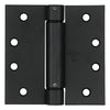 National Hardware 4 in. W X 4 in. L Oil Rubbed Bronze Black Steel Spring Hinge 1 pk