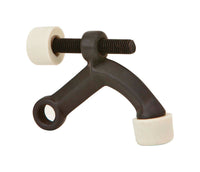 Ives by Schlage Brass Oil Rubbed Bronze Hinge Pin Door Stop Mounts to door