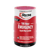 Sterno 100 Hour Emergency Soft Light Candles 5.5 in. H X 3.5 in. W X 3.5 in. L 13.6 oz 1 pk (Pack of 4)