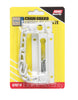 Prime-Line 3.31 in. L White Steel Chain Door Guard