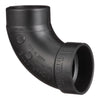 Charlotte Pipe 2 in. Hub X 2 in. D Spigot ABS 90 Degree Elbow