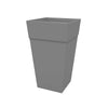 Bloem Finley 25 in. H Plastic Planter Cement