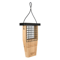 Nature's Way Woodpecker Wood Tail-Prop Suet Basket 1 ports