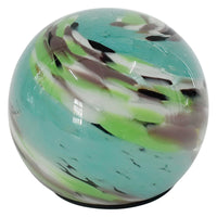 OutDoozie Green Glass 5 in. H Aruba Solar Gazing Ball