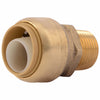 SharkBite 3/4 in. Push X 1/2 in. D MPT Brass Reducer Connector