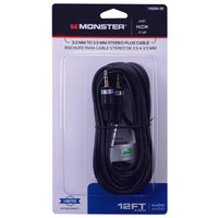 Monster Just Hook It Up 12 ft. L Stereo Plug Cable AWG