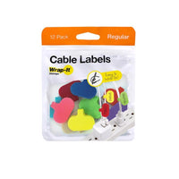 Wrap-It 1.2 in. L Assorted Nylon Cable Labels (Pack of 3)