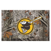 MLB - San Diego Padres Swinging Friar Camo Camo Rubber Scraper Door Mat