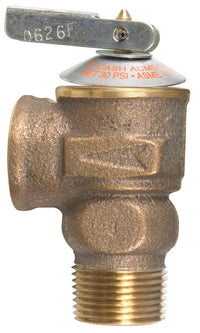 Cash Acme 3/4 in. MIP Brass Pressure Relief Valve 3/4 in. FPT