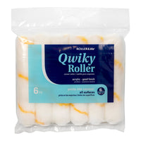 RollerLite Qwiky Acrylic Knit 6 in. W X 1/2 in. Mini Paint Roller Cover Refill 6 pk