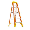 Werner 6 ft. H Fiberglass Step Ladder Type IA 300 lb. capacity