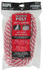 SecureLine Lehigh 3/8 in. D X 50 ft. L Red/White Solid Braided Polypropylene Derby Rope