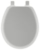 Bemis Round Silver Molded Wood Toilet Seat