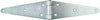 National Hardware 10 in. L Zinc-Plated Heavy Strap Hinge 1 pk