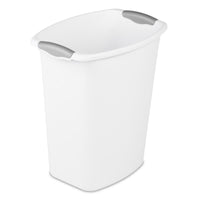 Sterilite 10358006 11.88 X 8.5 X 13.25 3 Gallon White Wastebasket