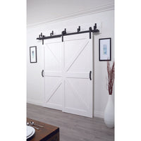 Acme Matte Black Sliding Barn Door Track Kit