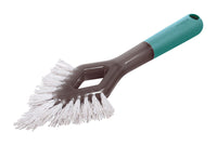 Casabella Smart Scrub 4.7 in. W Medium Bristle Plastic/Rubber Handle Grout Brush