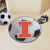 University of Illinois Soccer Ball Rug - 27in. Diameter