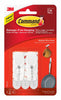 3M Command Medium Plastic Wire Hooks 2.17 in. L 2 pk