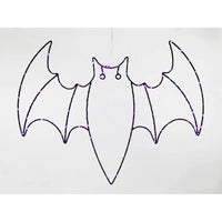 Celebrations Purple 120 ct 15 in. LED Prelit Illuminated Bat Halloween Decor (Pack of 8)