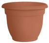 Bloem Terracotta Clay Resin Bell Ariana Planter 6 Dia. in. with Drainage Holes