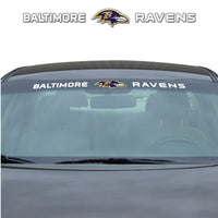 NFL - Baltimore Ravens Sun Stripe Windshield Decal 3.25 in. x 34 in.