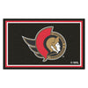 NHL - Ottawa Senators 4ft. x 6ft. Plush Area Rug