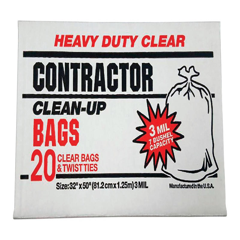 Primrose 42-Gallon Contractor Bags, 20-Count