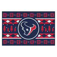 NFL - Houston Texans Holiday Sweater Rug - 19in. x 30in.