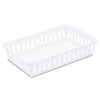 Sterilite 9.75 in. L X 6.375 in. W X 2.125 in. H White Storage Tray