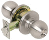 Tell Cortland Satin Chrome Storeroom Lockset 1-3/4 in.