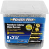 HILLMAN Power Pro No. 9 in. X 2-1/4 in. L Bronze Star Flat Head Premium Deck Screws 5 lb 565 pk