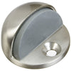 National Hardware 1.11 in. H Solid Brass w/Rubber Bumper Satin Nickel Door Stop Mounts to floor (Pack of 15).