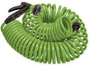 Orbit Comfort Grip ABS Thread Lime Coil Hose 50 ft. with 8-Pattern Nozzle