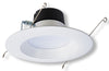 Halo White 4 in. W LED Retrofit Baffle Trim Kit 60 watt equivalency