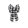 Holiday Trims Assorted Plaid Wired Christmas Bow 14 in.