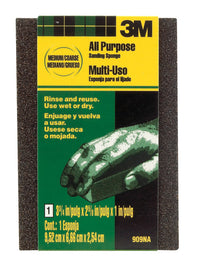 3M 38049 in. L X 39483 in. W X 1 in. Coarse/Medium Wet/Dry Sanding Sponge