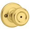 Kwikset Tylo Polished Brass Privacy Knob Right or Left Handed